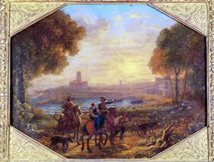 Landscape with the Port of Santa Marinella (near to Civitavecchia), c. 1639-40 by Claude Lorrain